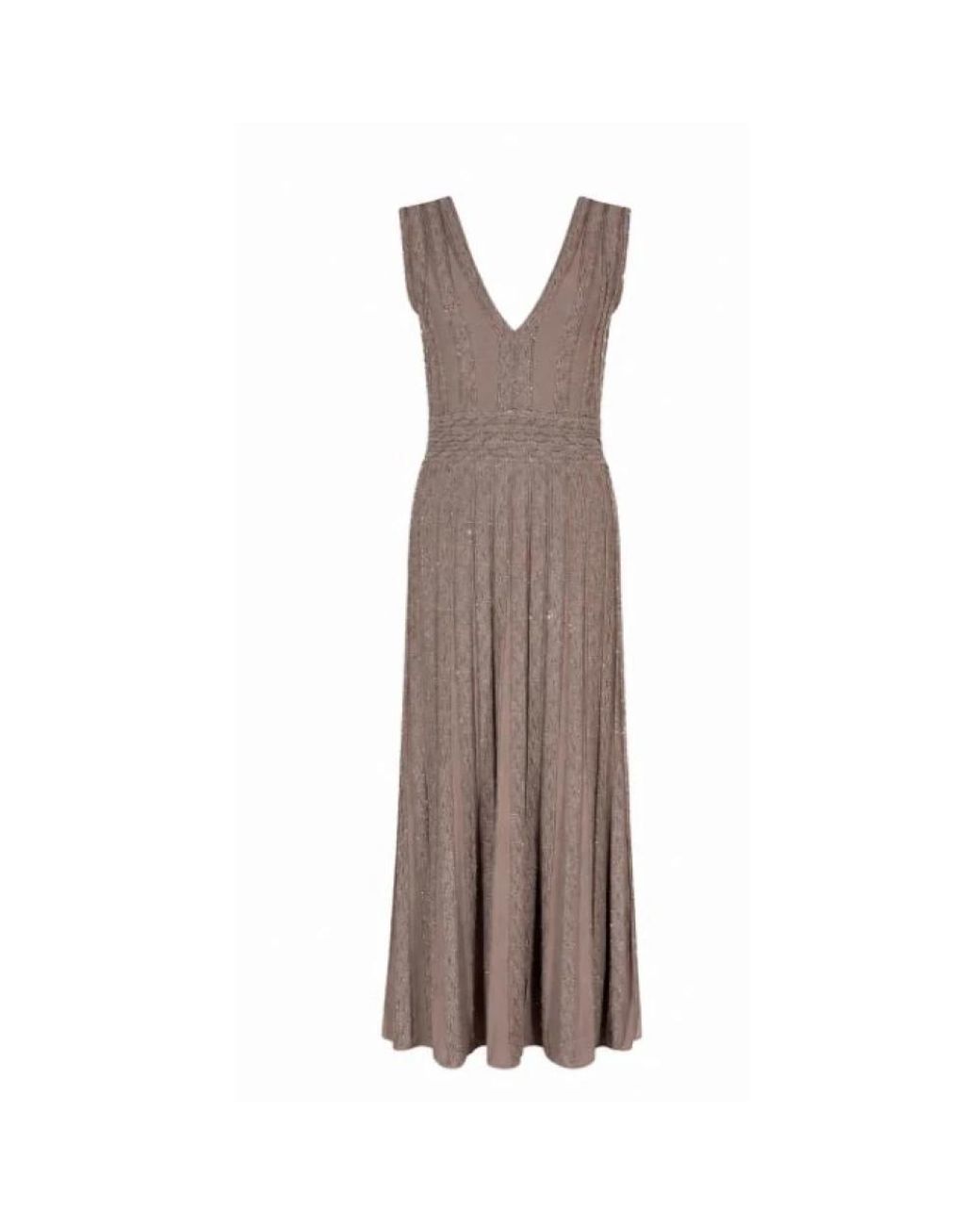 D.exterior Brown Midi Dresses