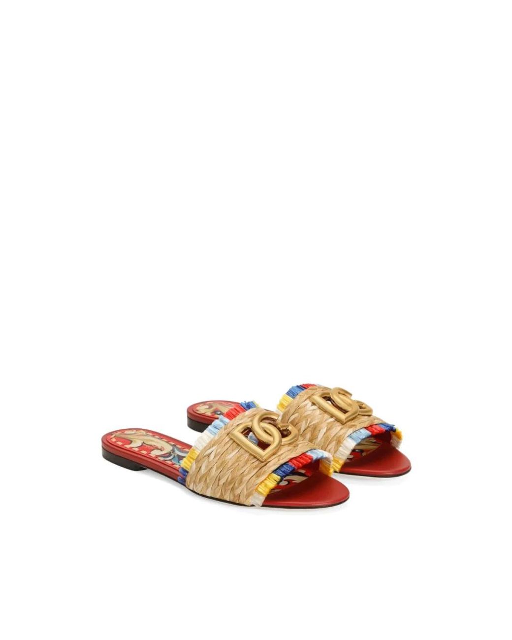 Dolce & Gabbana Natural Sliders