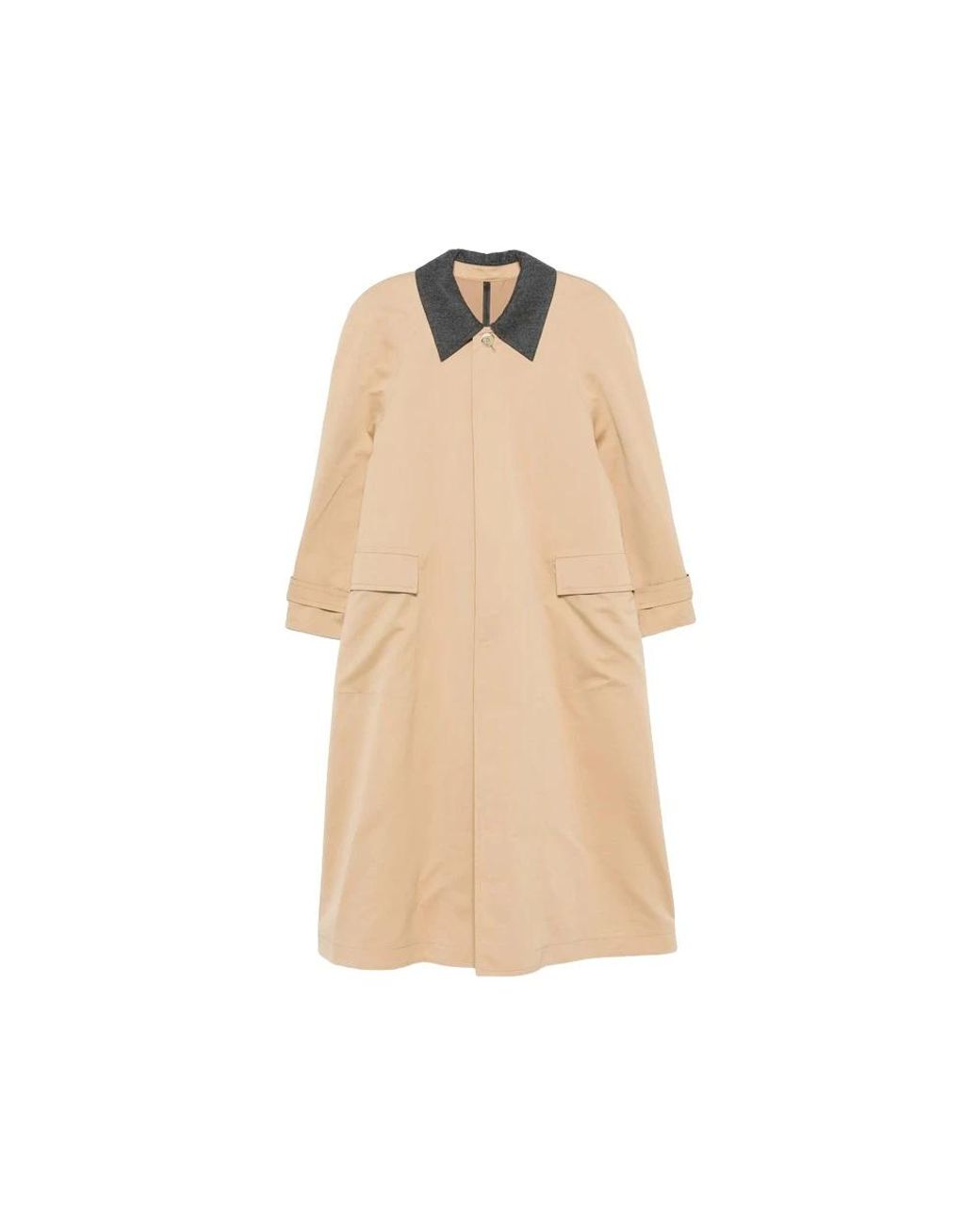 Carven Natural Trench Coats