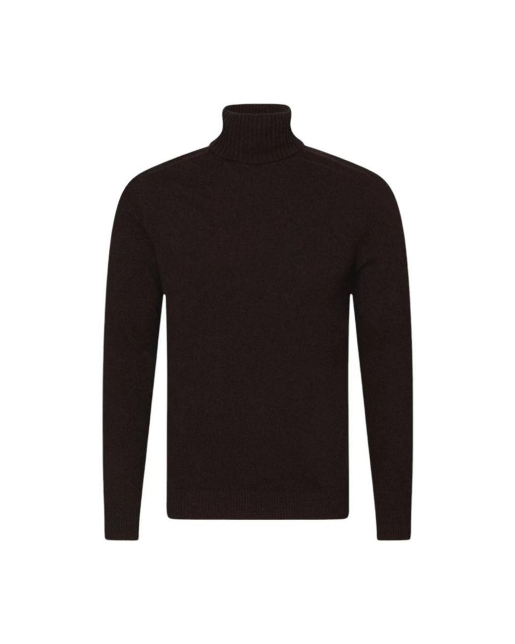 Oscar Jacobson Black Turtlenecks for men