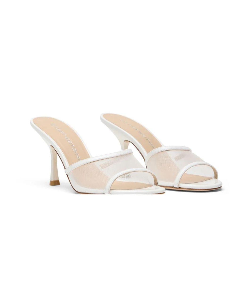 Heeled Mules Stuart Weitzman en coloris Metallic
