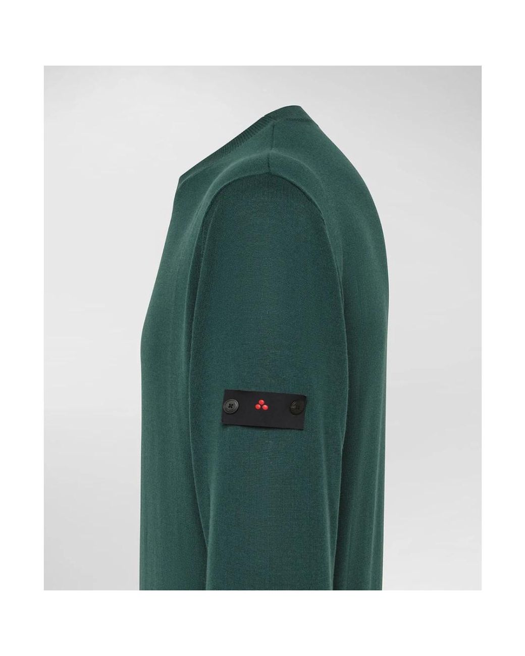 Peuterey Green Round-Neck Knitwear for men