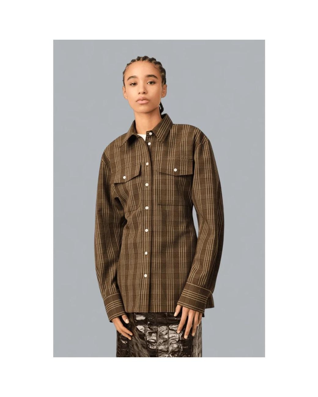 Shirts AMI de color Brown