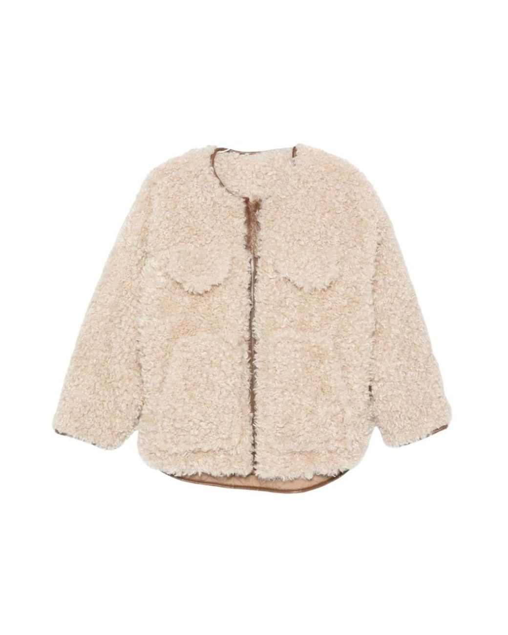 Molliolli Natural Faux Fur & Shearling Jackets