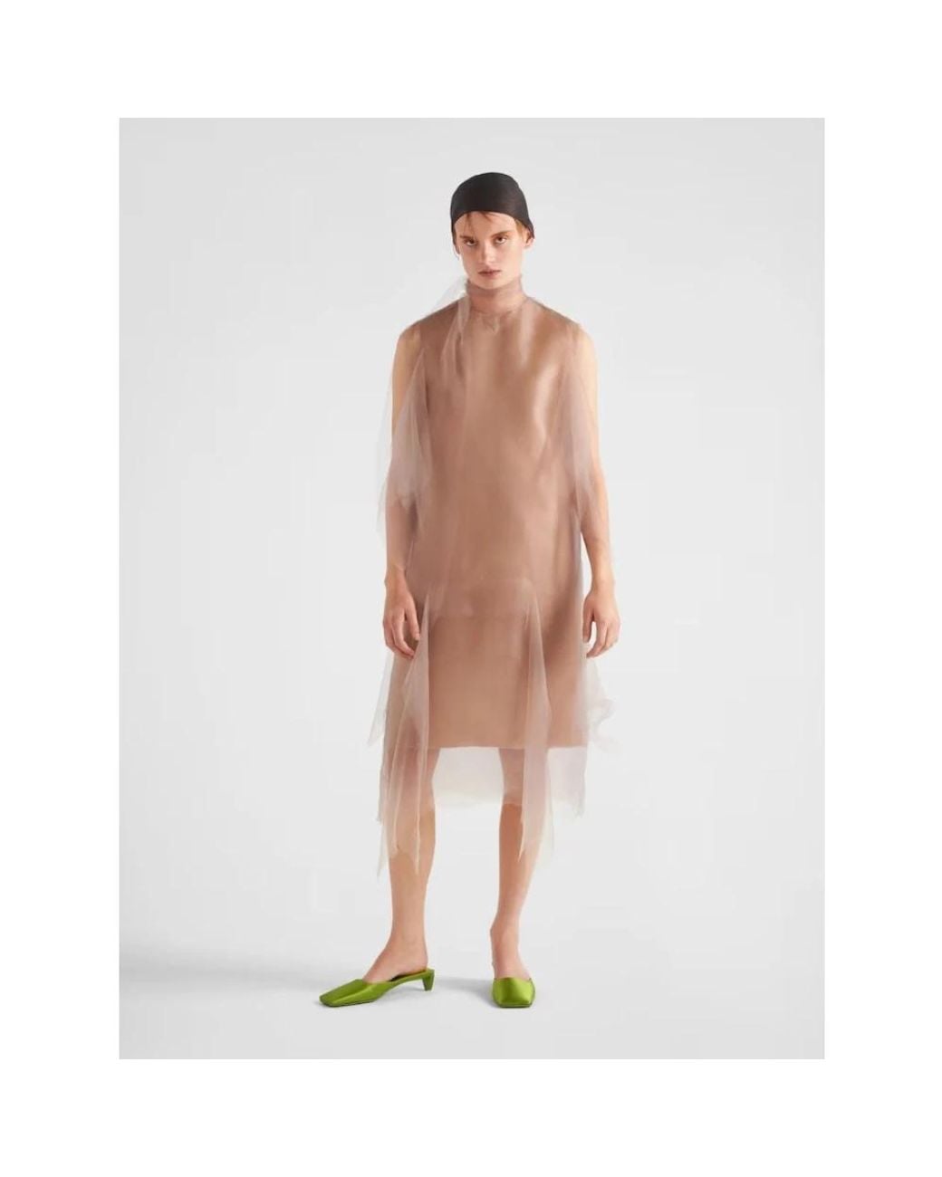 Prada Pink Midi Dresses
