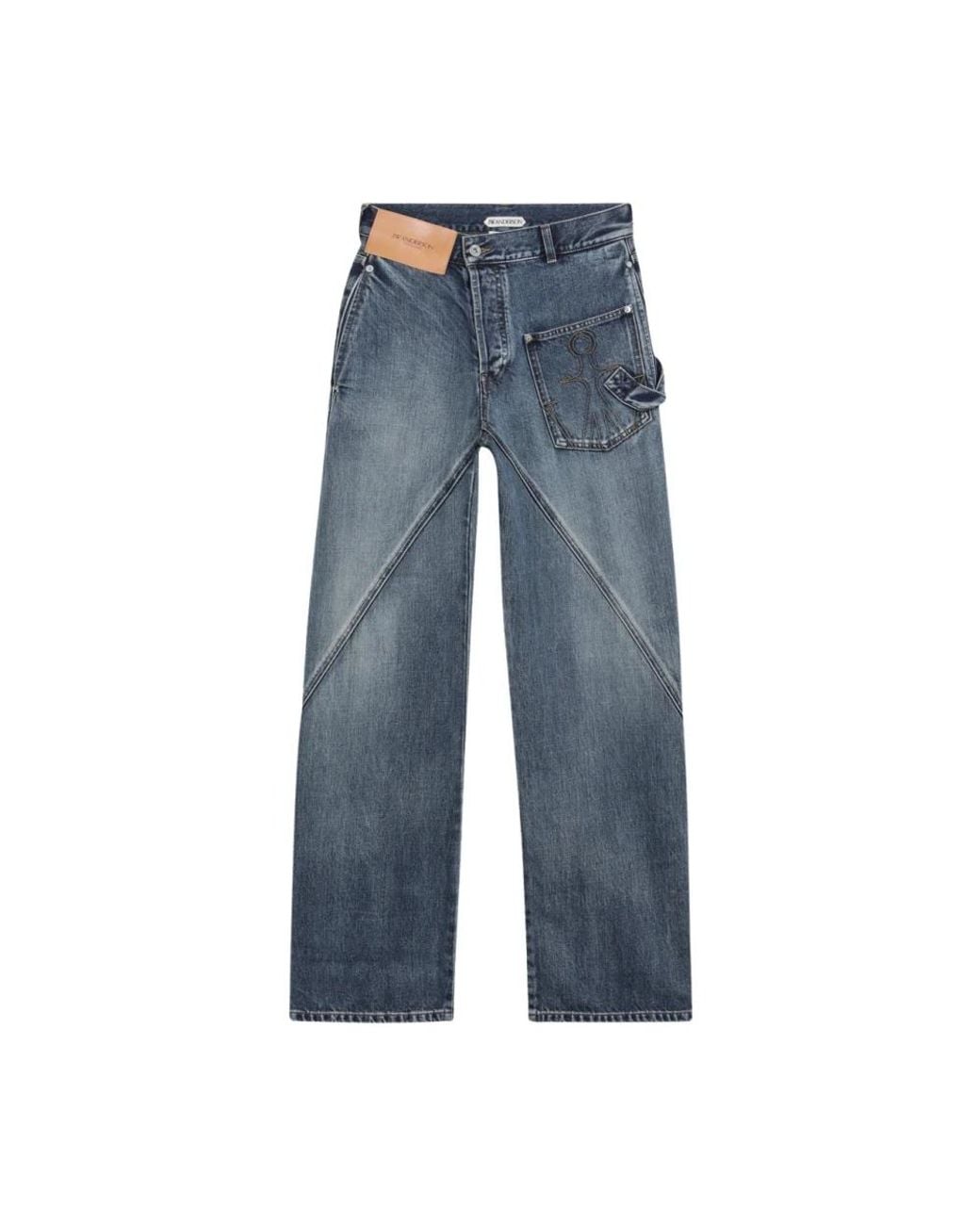 J.W. Anderson Blue Straight Fit Jeans