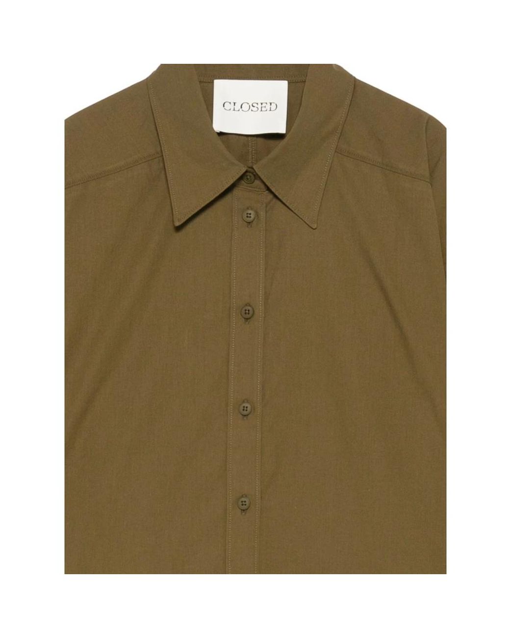 Shirts Closed de color Green
