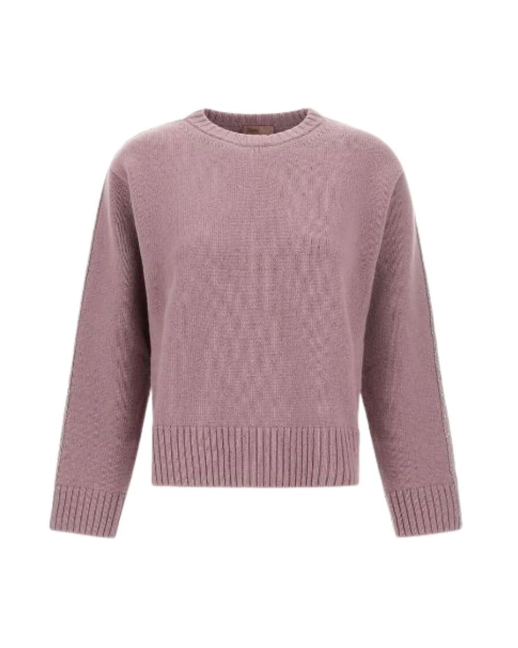 Herno Purple Round-Neck Knitwear