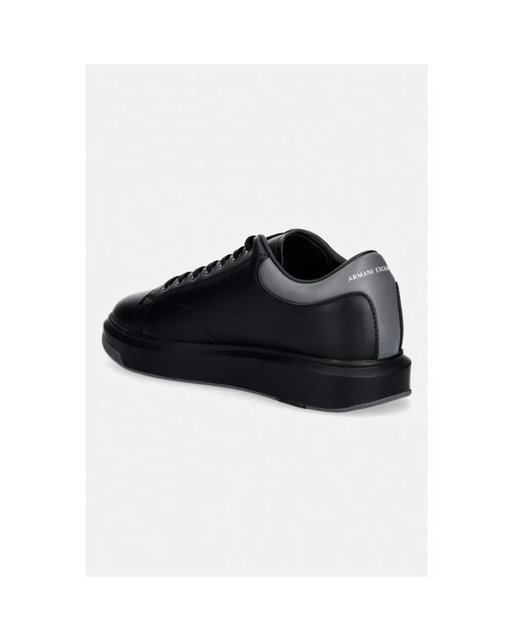 ARMANI EXCHANGE Black Sneakers for men