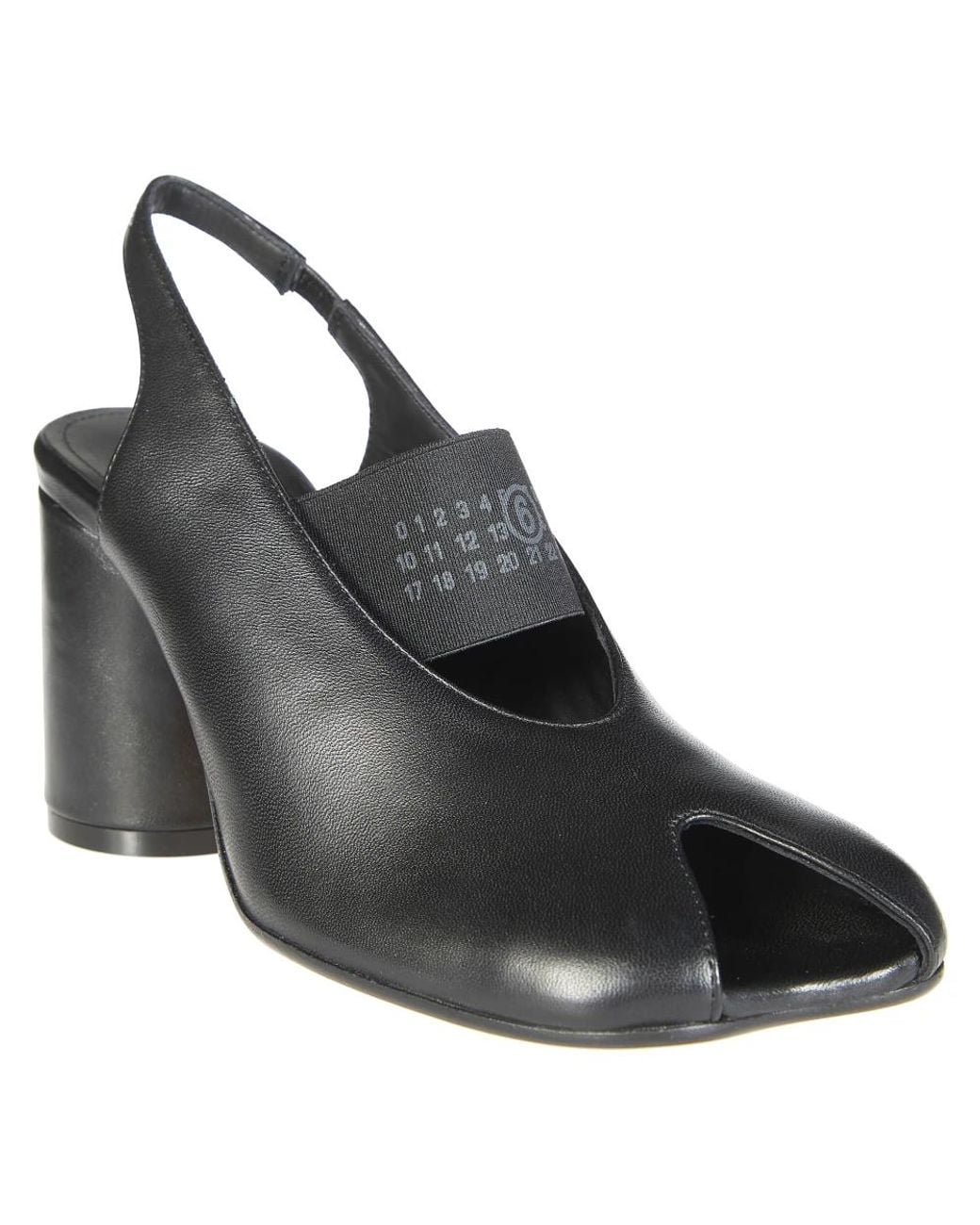 MM6 by Maison Margiela Gray High Heel Sandals