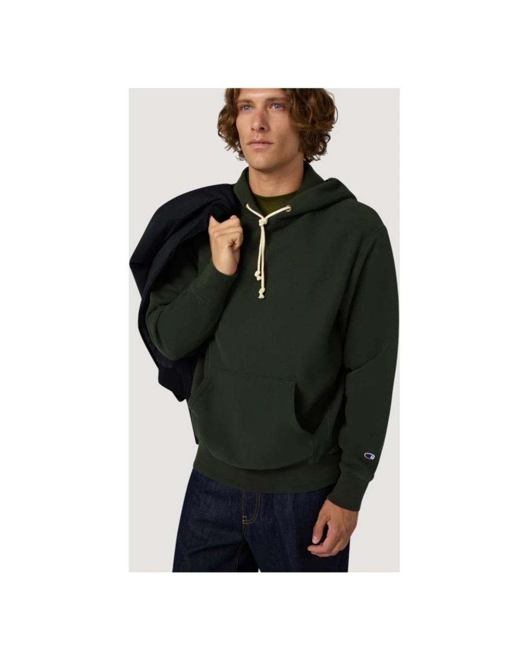 Champion Green Hoodies for men
