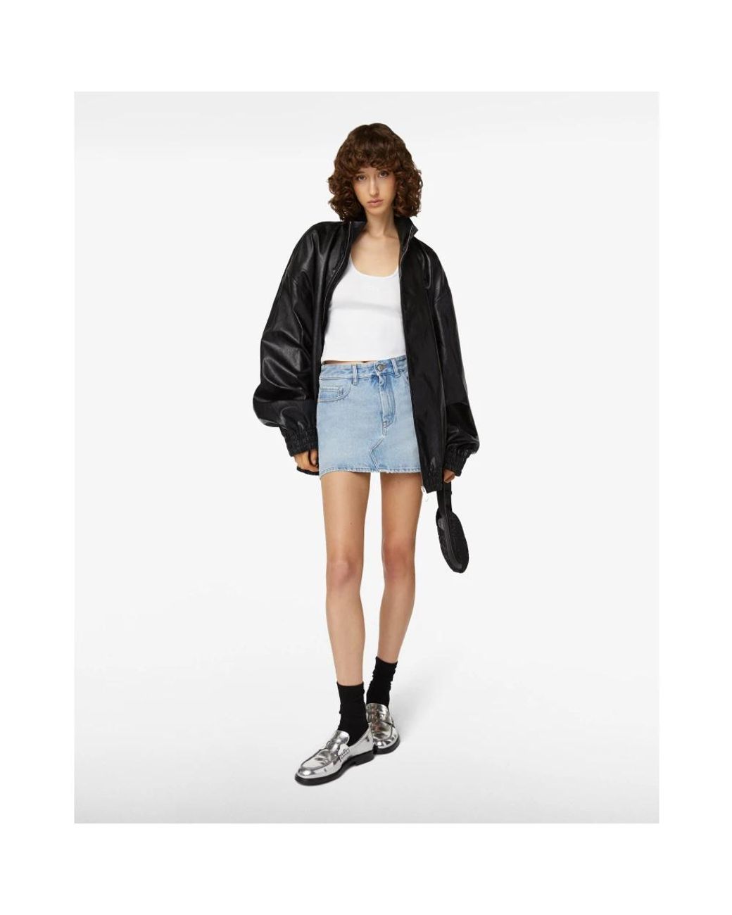 Gcds Blue Denim Skirts