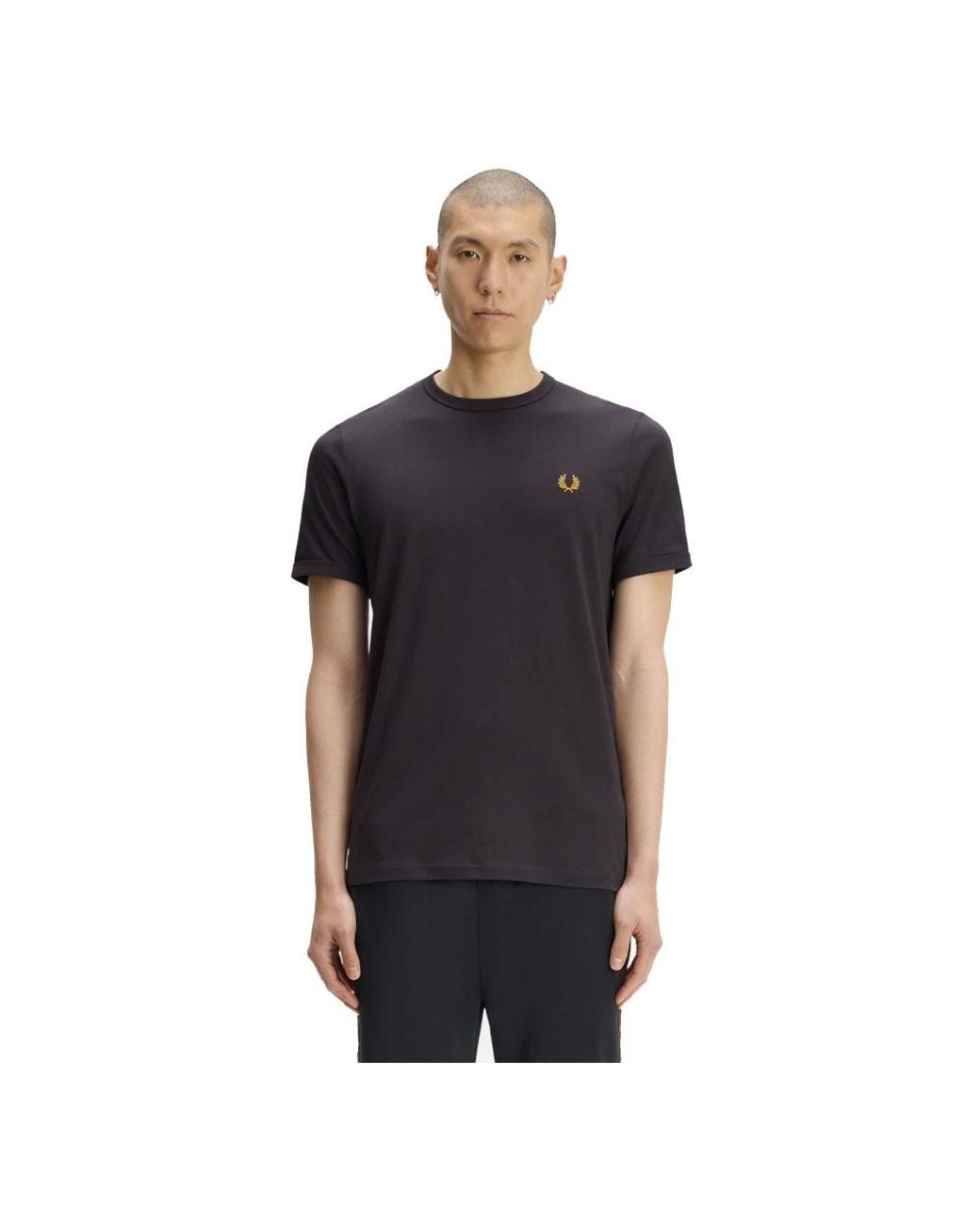 Fred Perry Black T-Shirts for men