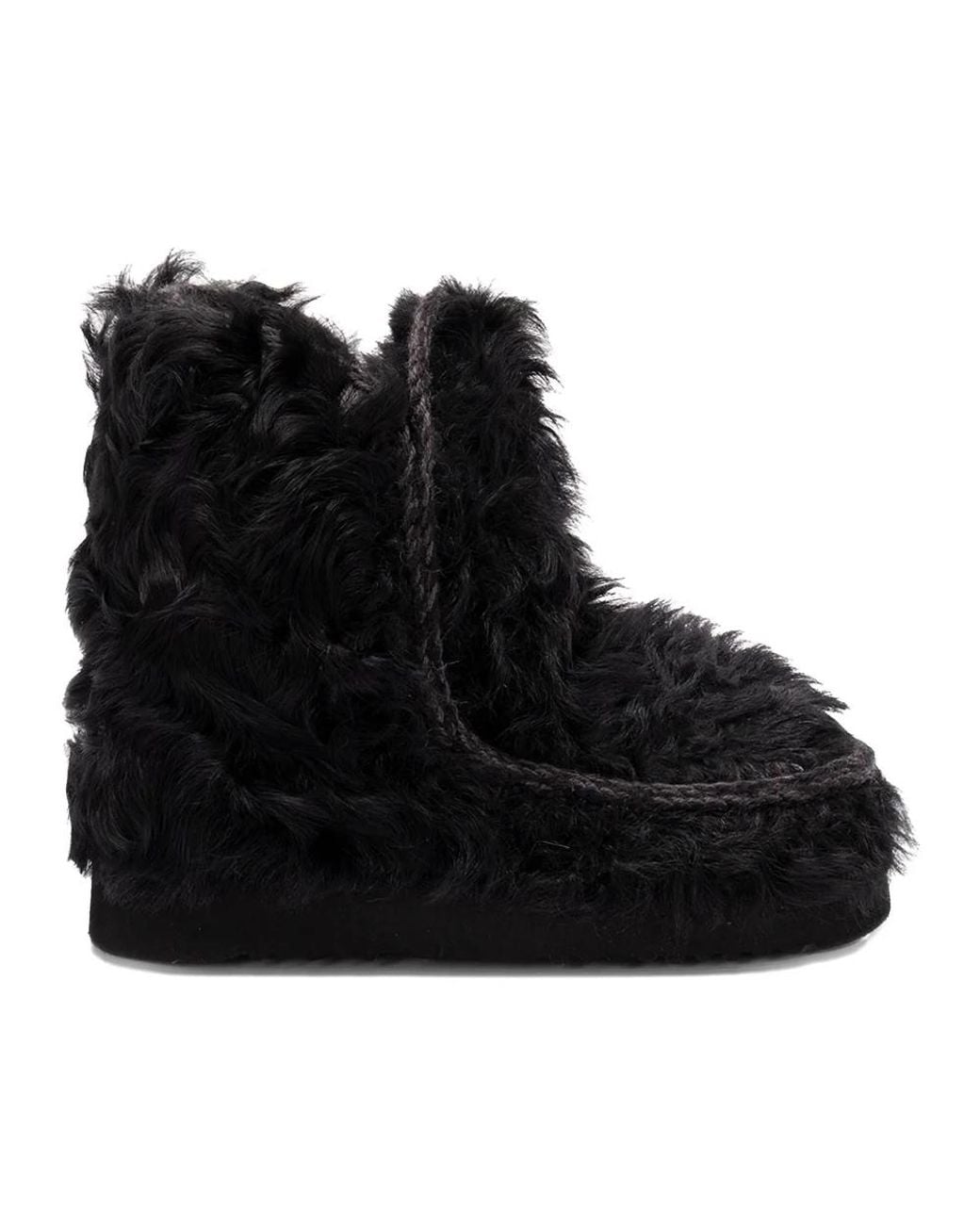 Mou Black Winter Boots