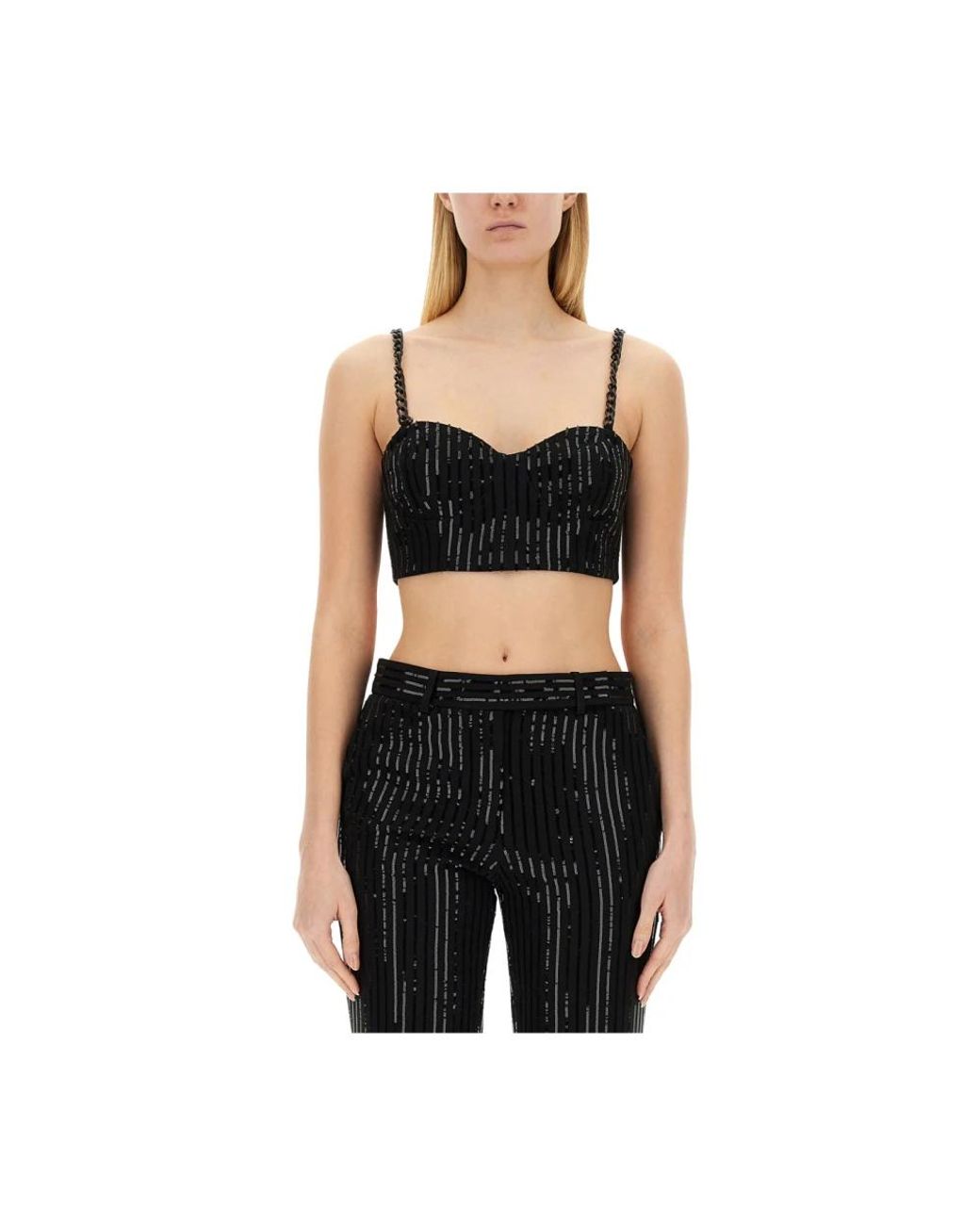 Michael Kors Black Sleeveless Tops