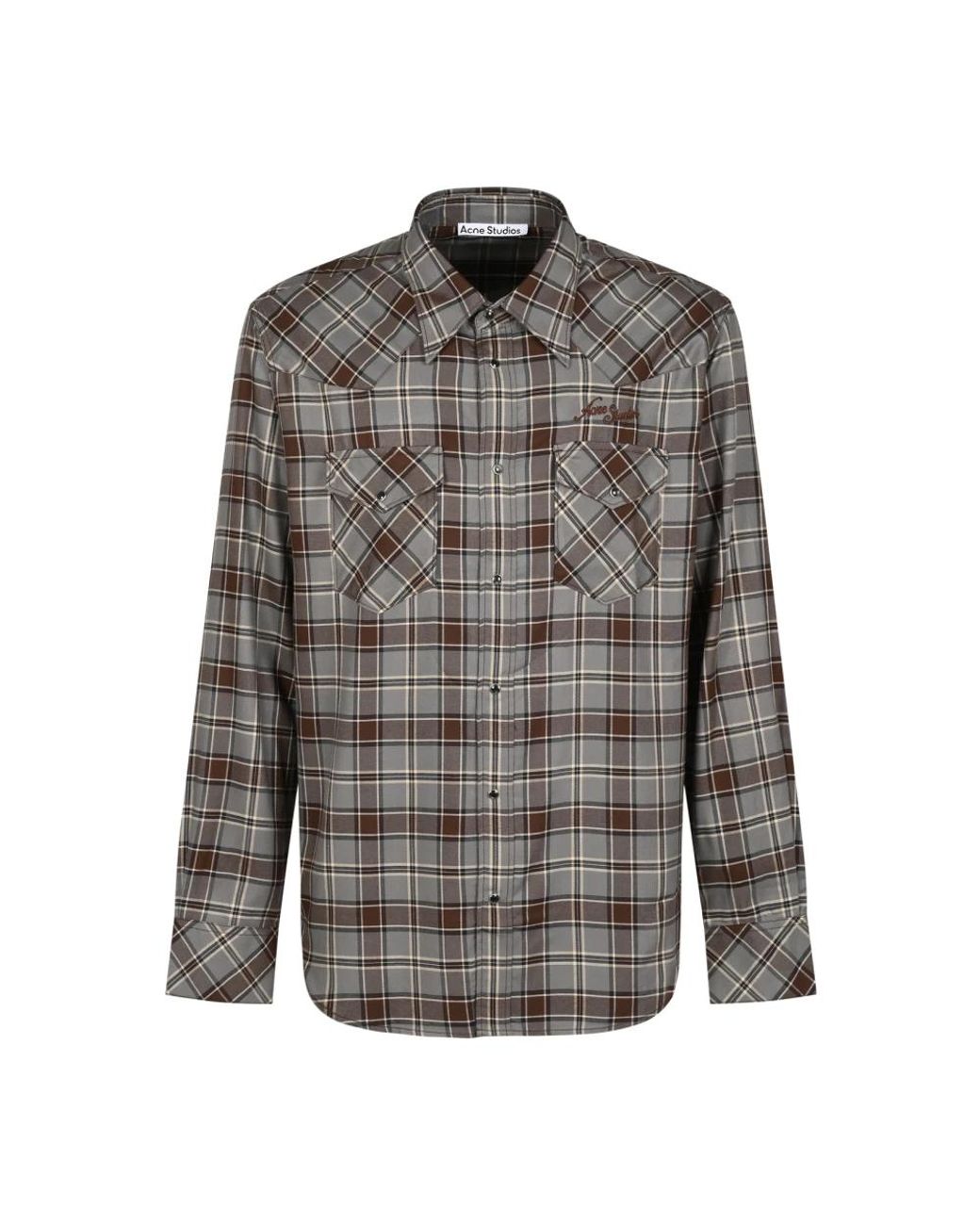 Acne Gray Casual Shirts for men