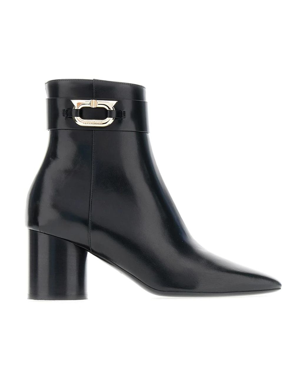 Ferragamo Black Heeled Boots