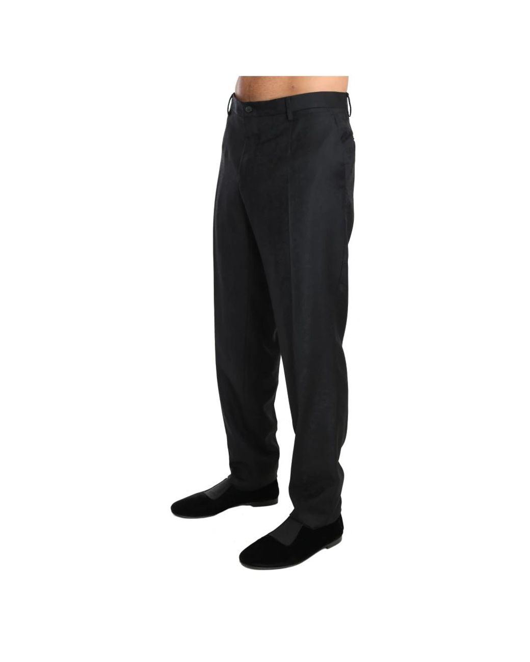 Dolce & Gabbana Black Suit Trousers for men