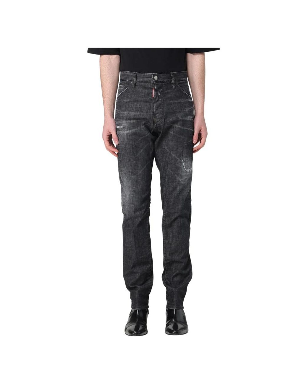 DSquared² Jeans ,Zwart ,Schattige Jean Broek in het Gray voor heren