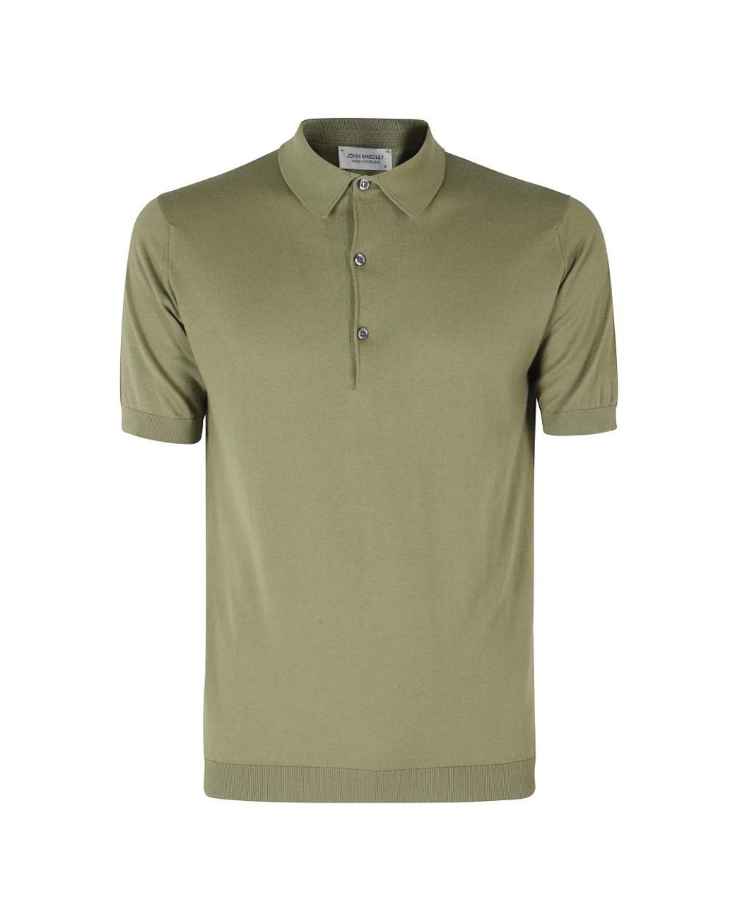 John Smedley Green Polo Shirts for men