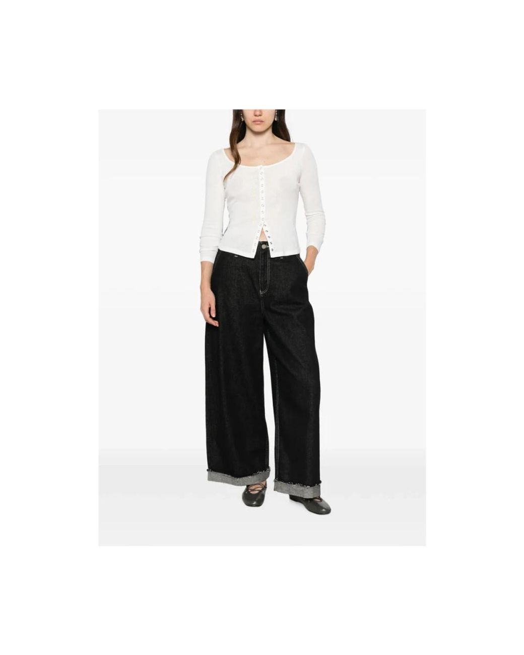 Blouses di Re/done in White
