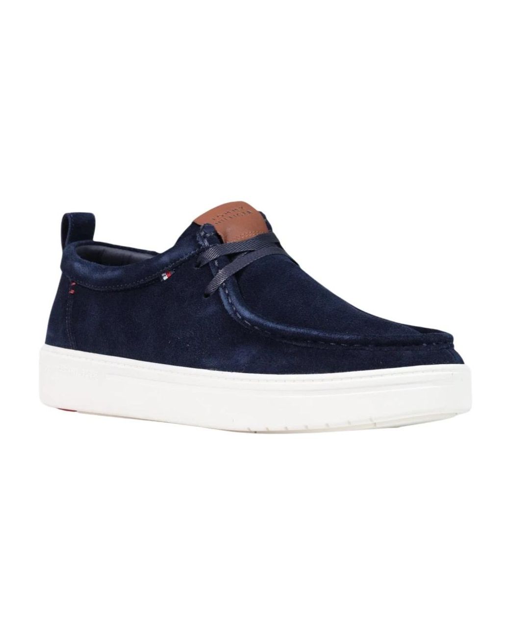 Tommy Hilfiger Blue Laced Shoes for men