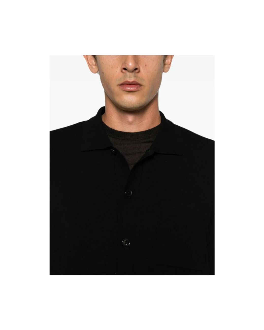 Cardigans Roberto Collina de hombre de color Black