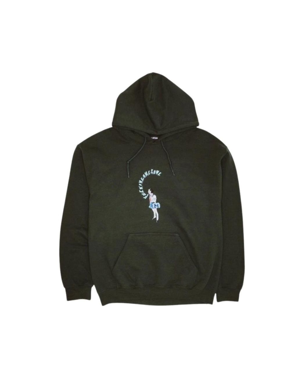 Fa Hoodies & Sweatvesten ,Zwart ,Katoen Mouth Girl Hoodie in het Green voor heren