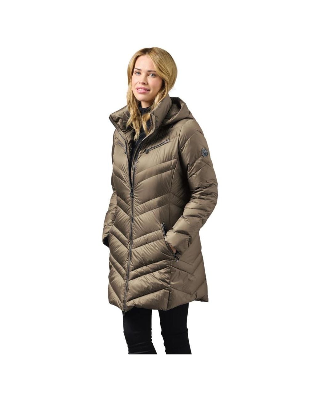 Junge Brown Down Coats