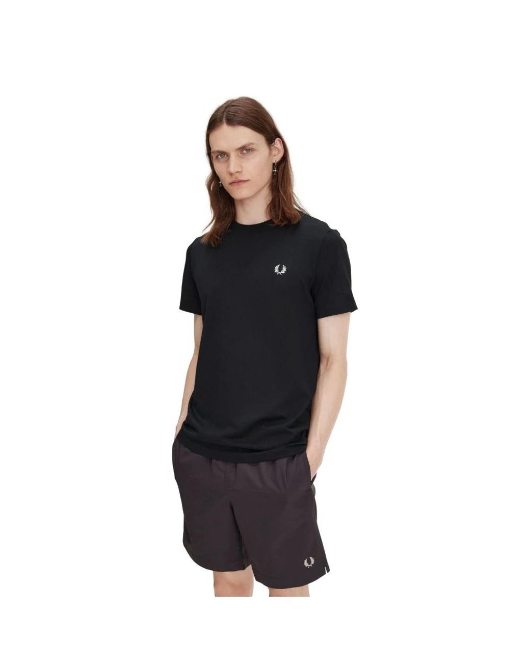 T-Shirts Fred Perry de hombre de color Black