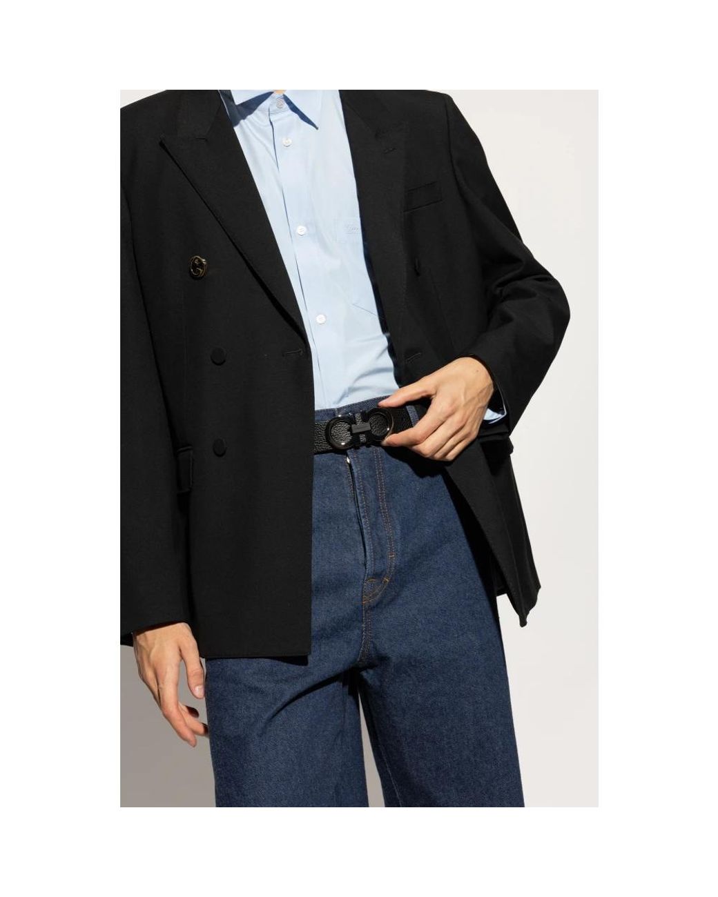 Belts Ferragamo pour homme en coloris Black