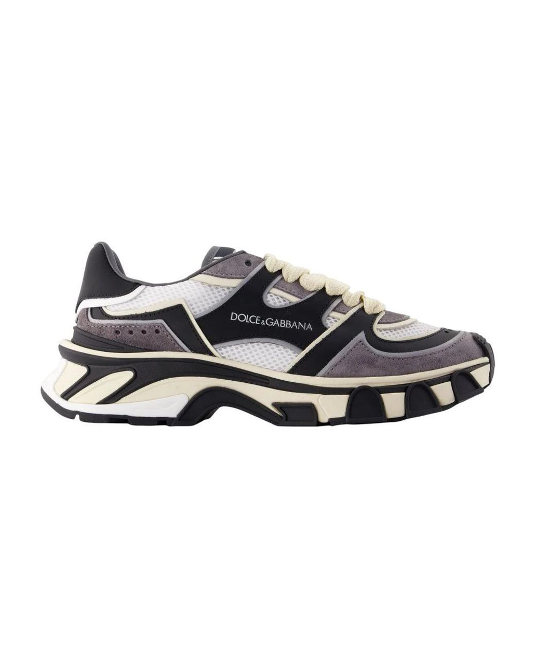 Dolce & Gabbana Schoenen ,Grijs ,Leer Dg Country Road Sneaker in het Gray voor heren