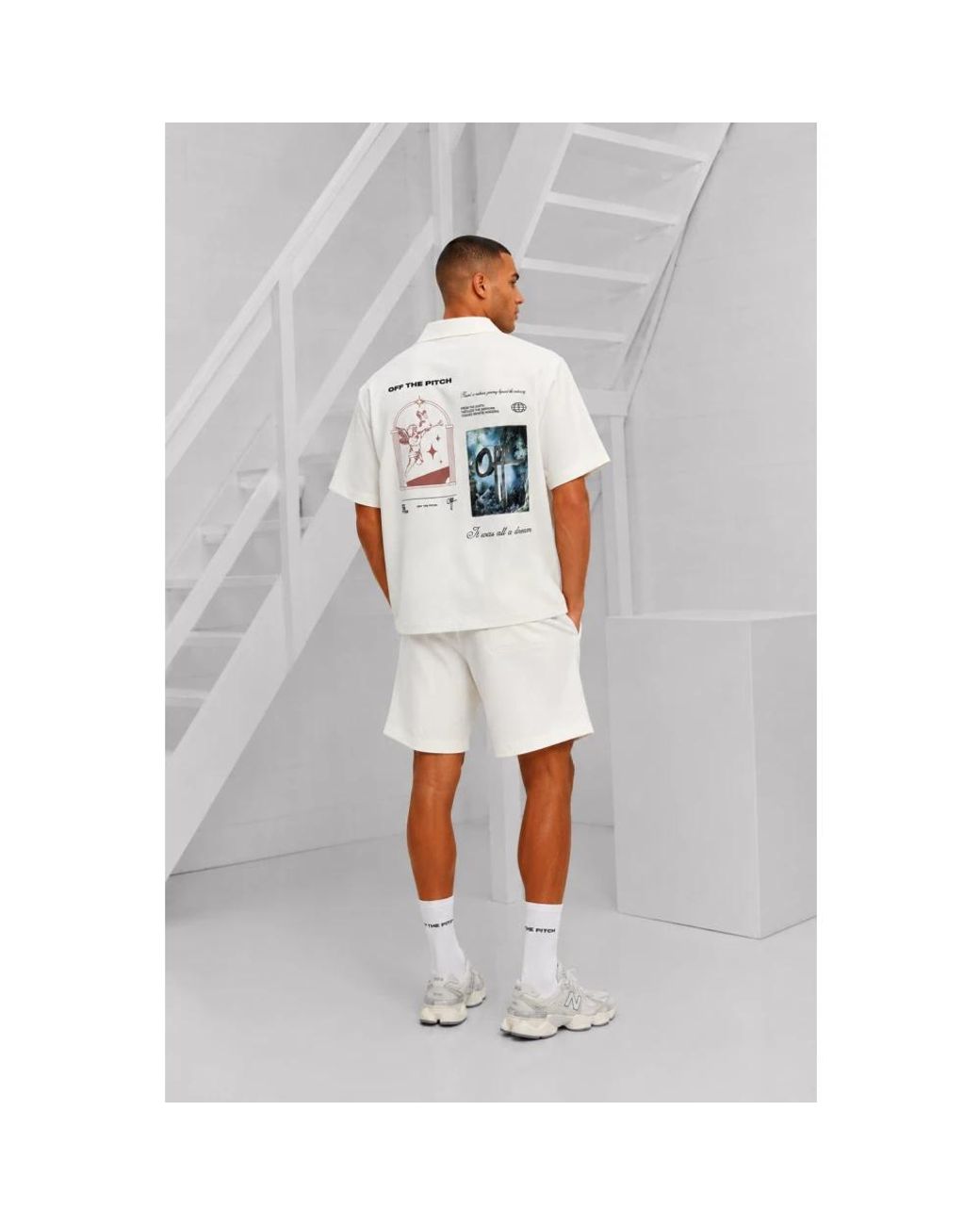 Off The Pitch Metallic Short Sleeve Shirts for men