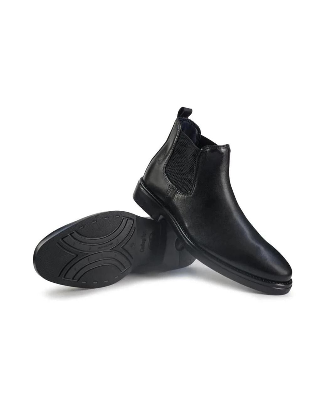 Callaghan Black Chelsea Boots for men