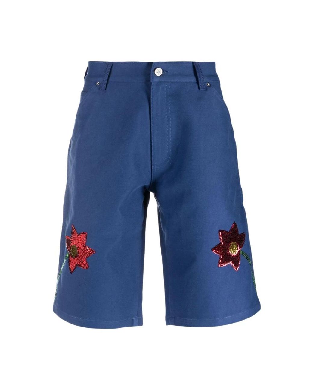 Sky High Farm Blue Casual Shorts for men
