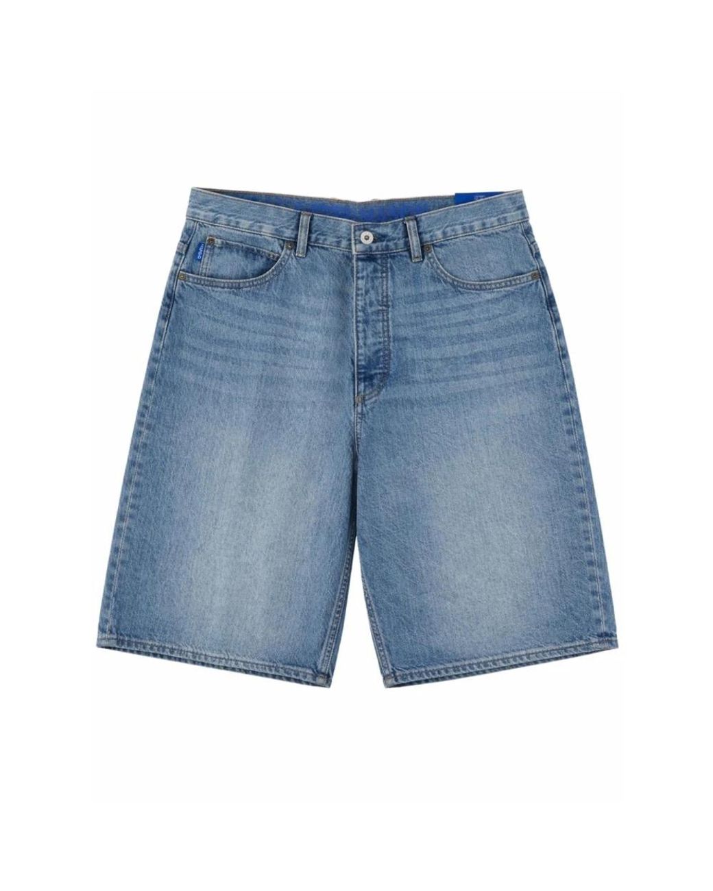 HUGO Blue Denim Shorts for men