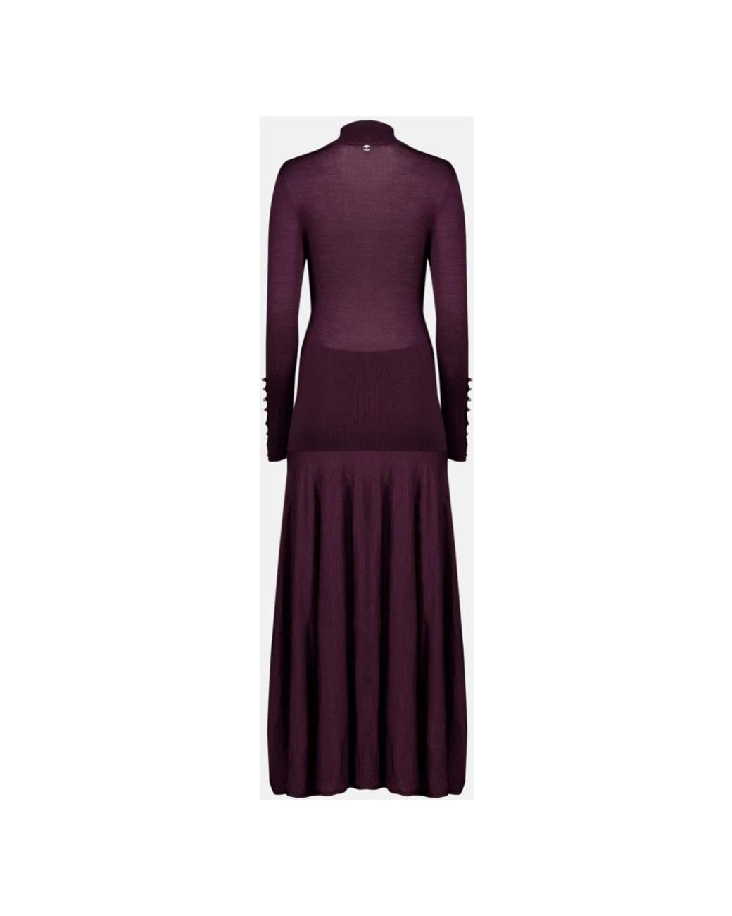 Rabanne Purple Knitted Dresses