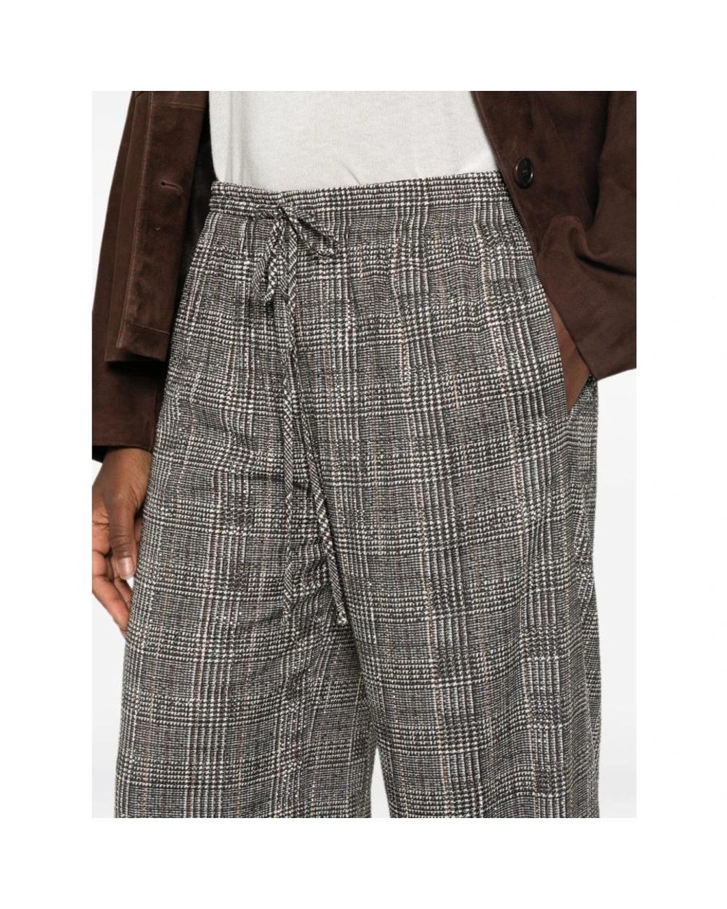 Ermanno Scervino Gray Straight Trousers