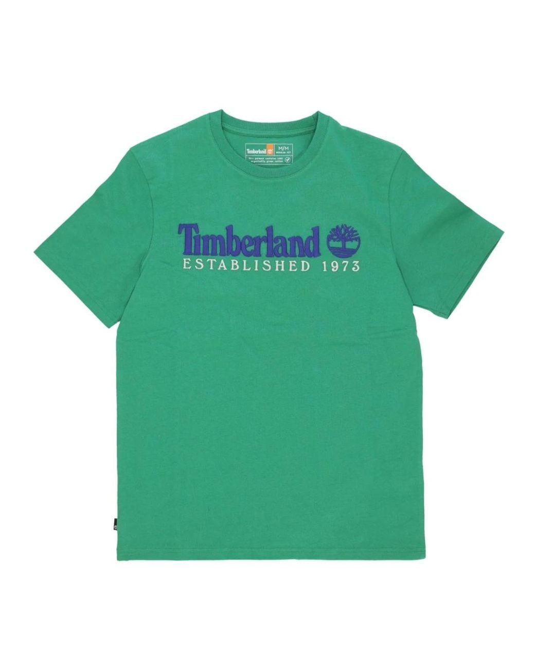 Timberland Tops ,Groen ,Katoen Vintage Est 1973 Celtic Tee in het Green