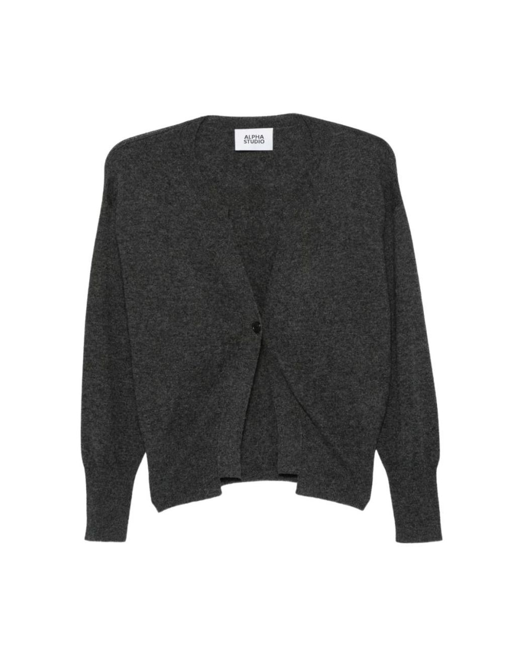 Cardigans di Alpha Studio in Black