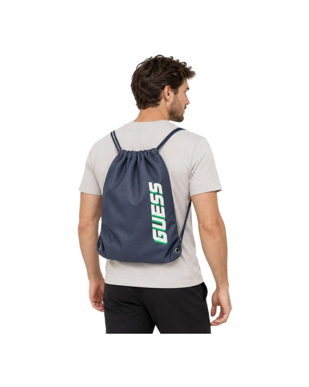 Guess Blue Backpacks for men