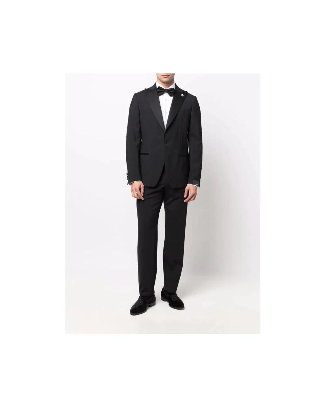 Lardini Black Single Breasted Suits for men