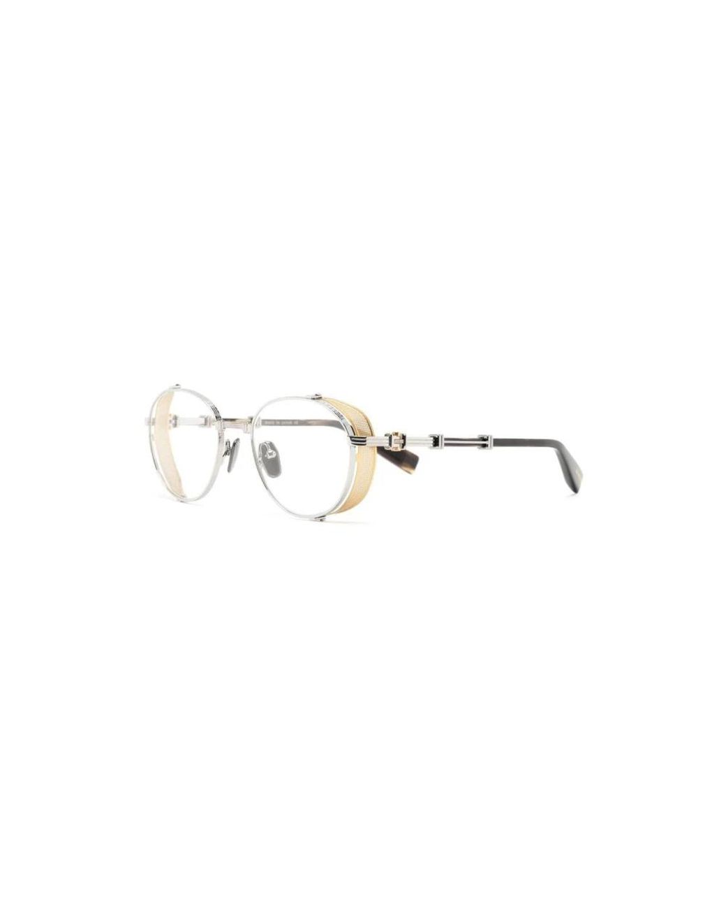 Balmain Bpx110 B Optical Frame in het Metallic