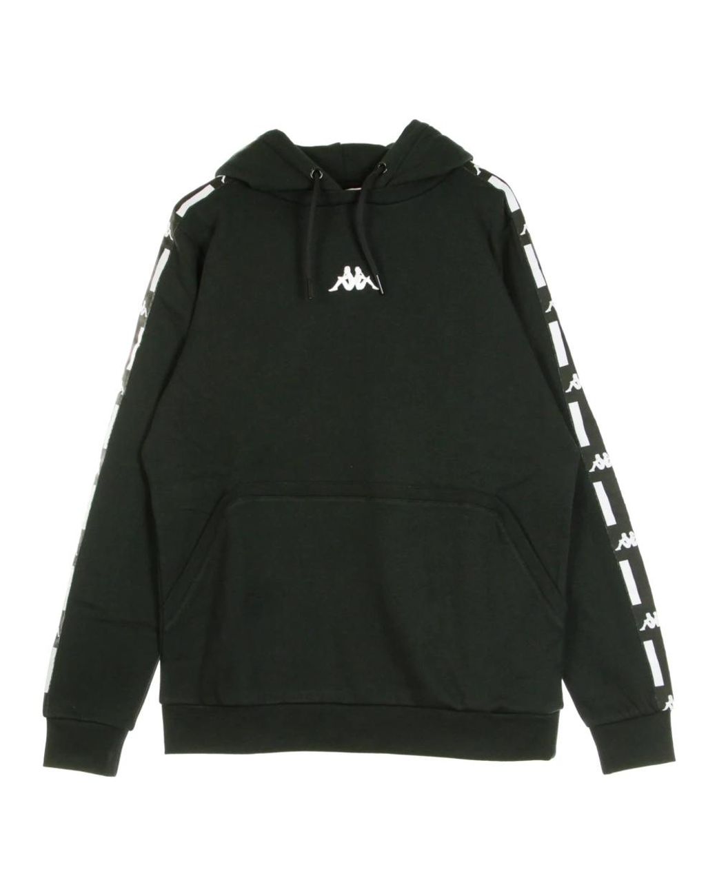Kappa Hoodies & Sweatvesten ,Zwart ,Katoen Hoodie in het Black voor heren