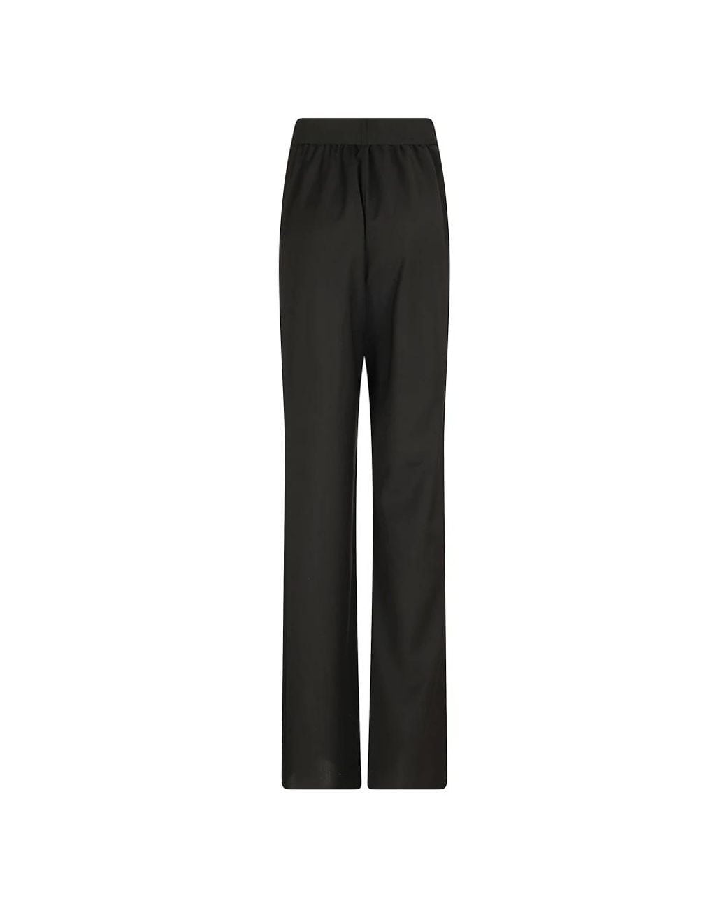 Max Mara Black Straight Trousers