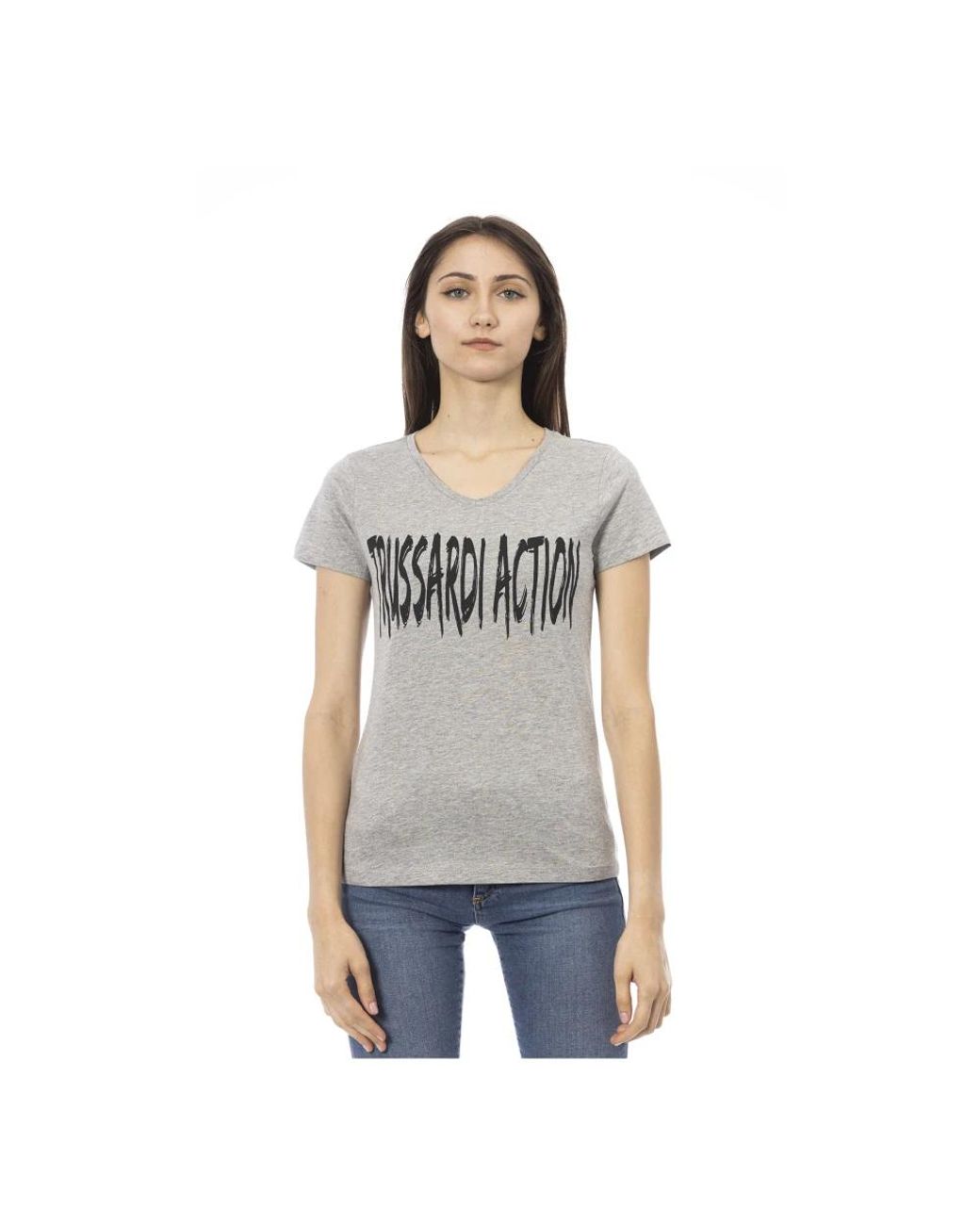 Trussardi Gray T-Shirts