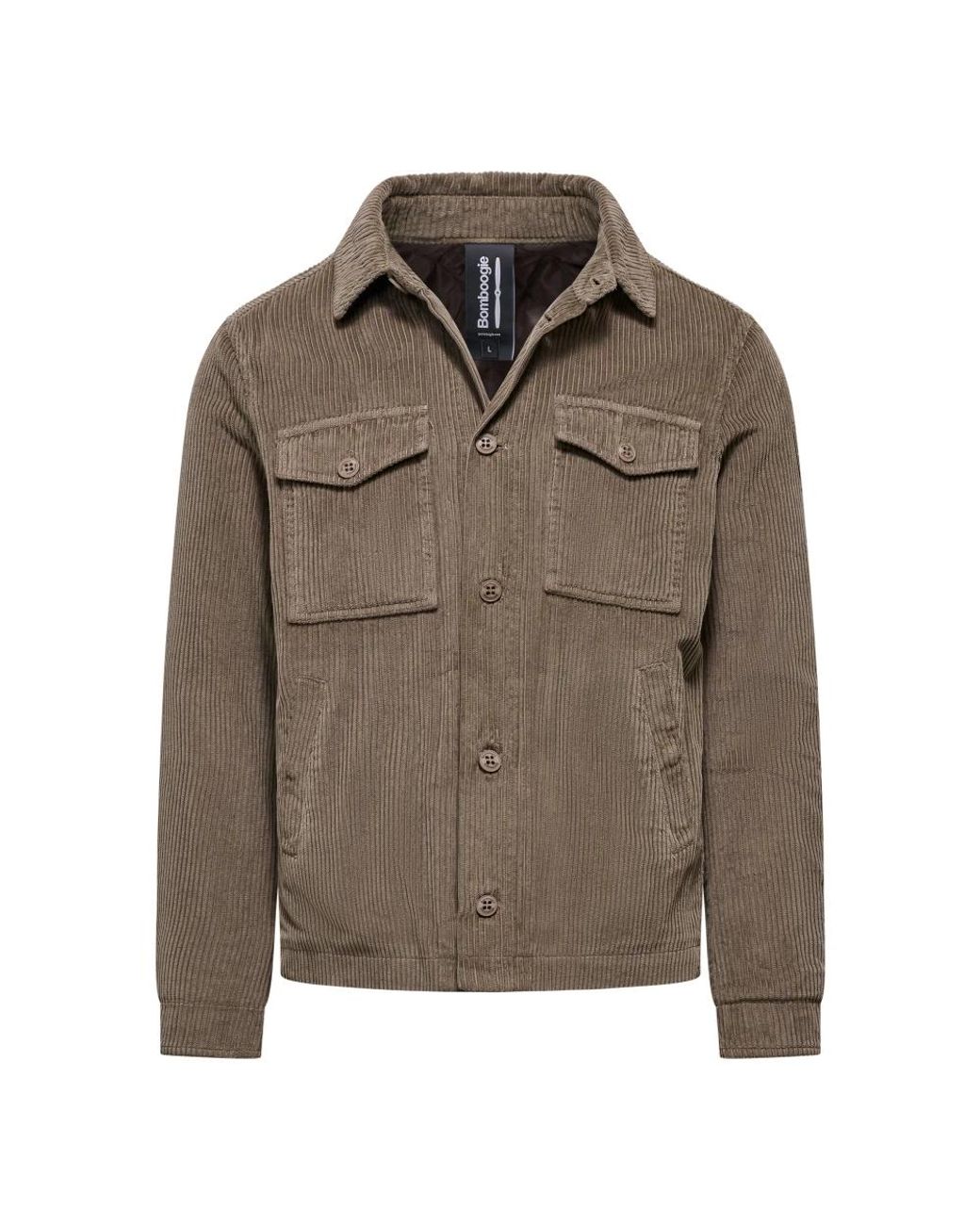 Light Jackets di Bomboogie in Brown da Uomo