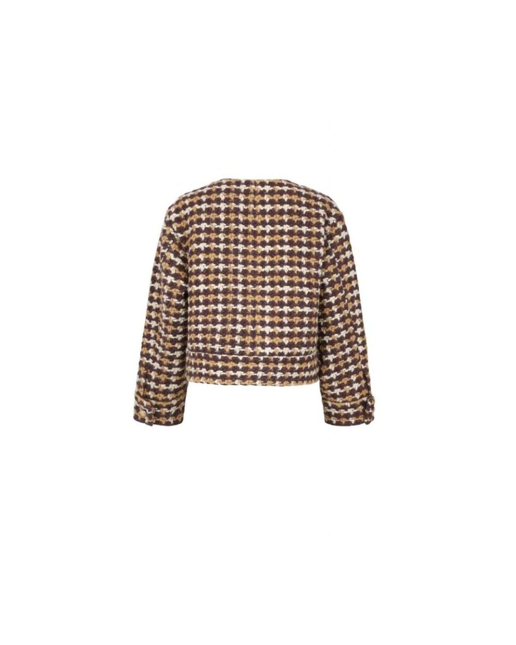 Silvian Heach Brown Tweed Jackets