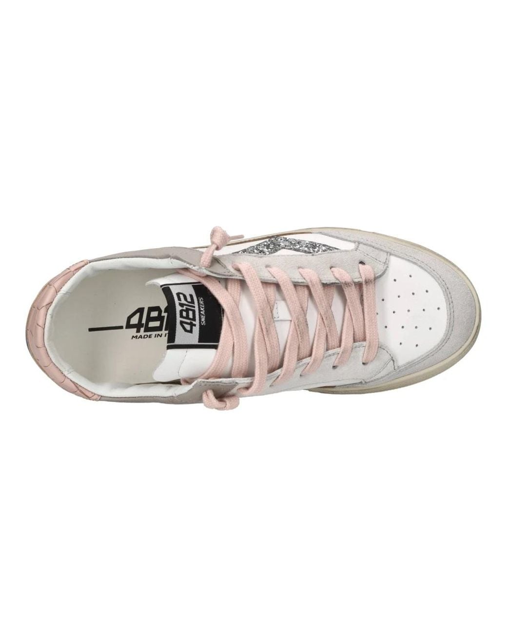 4b12 White Sneakers