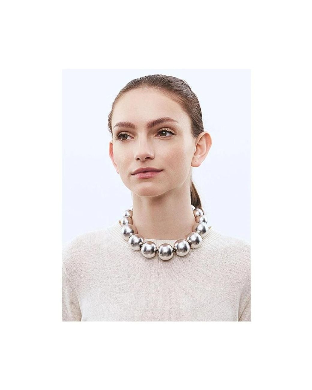 Vanessa Baroni Metallic Necklaces